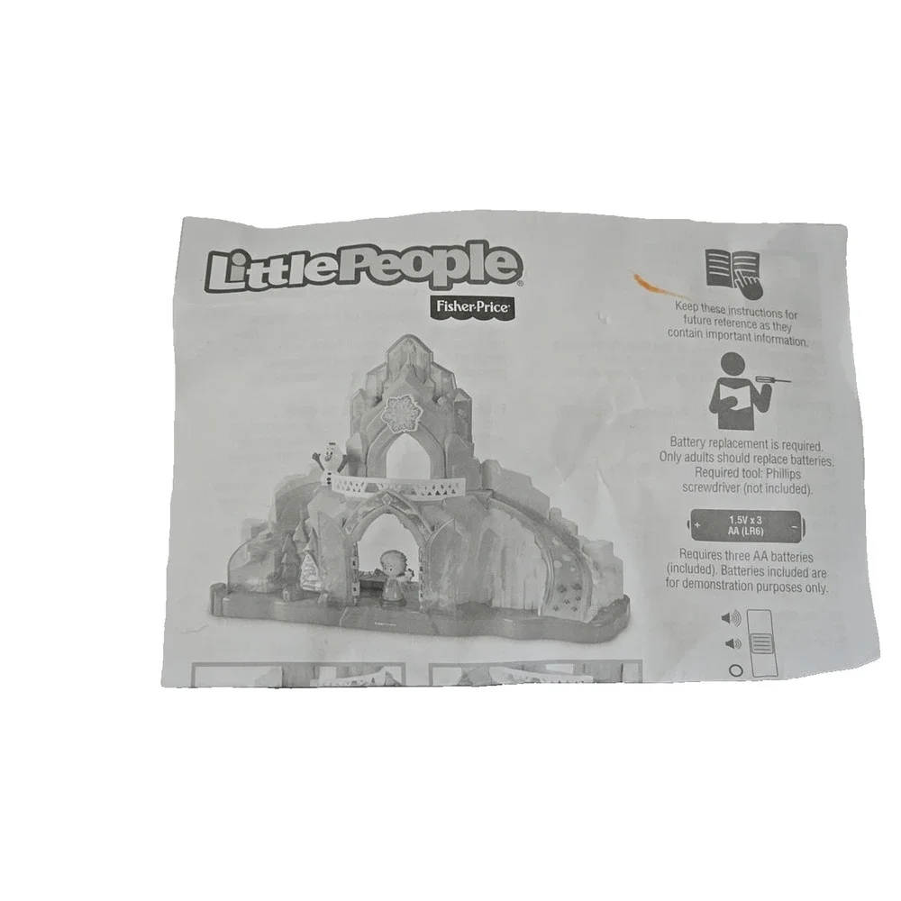 Fisher Price Little People 2019 Frozen Elsas Ice Palace Replacement Figures New